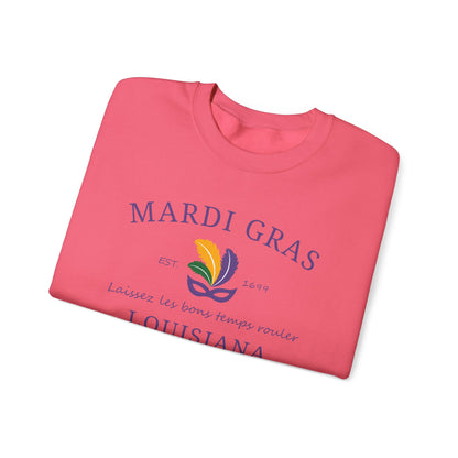 Mardi Gras | Mardi Louisiana| Unisex Heavy Blend™ Crewneck Sweatshirt