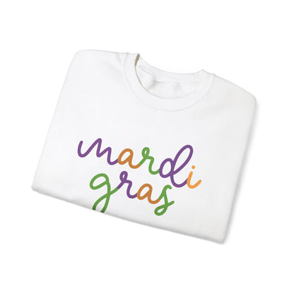 Mardi Gras | Mardi Grass Small | Unisex Heavy Blend™ Crewneck Sweatshirt