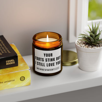 For Love | Your Farts | Scented Candles, Coconut Apricot Wax  9oz