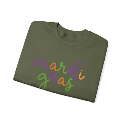 Mardi Gras | Mardi Grass Small | Unisex Heavy Blend™ Crewneck Sweatshirt