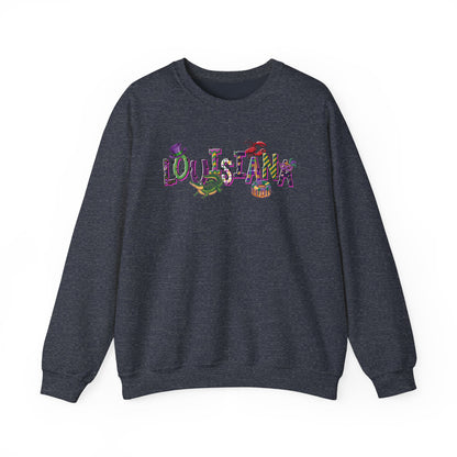 Mardi Gras | Louisiana | Unisex Heavy Blend™ Crewneck Sweatshirt