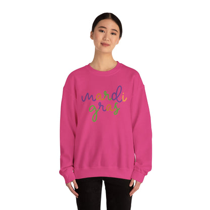 Mardi Gras | Mardi Grass Small | Unisex Heavy Blend™ Crewneck Sweatshirt
