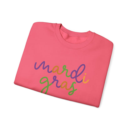 Mardi Gras | Mardi Grass Small | Unisex Heavy Blend™ Crewneck Sweatshirt
