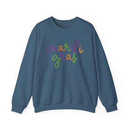 Mardi Gras | Mardi Grass Small | Unisex Heavy Blend™ Crewneck Sweatshirt