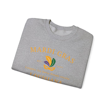 Mardi Gras | Mardi Louisiana  Gold | Unisex Heavy Blend™ Crewneck Sweatshirt