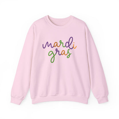 Mardi Gras | Mardi Grass Small | Unisex Heavy Blend™ Crewneck Sweatshirt