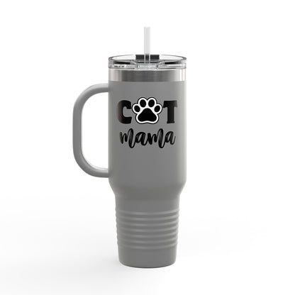 Cat Lovers | Cat Mama | Insulated Travel Mug, 40oz
