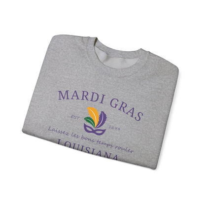 Mardi Gras | Mardi Louisiana| Unisex Heavy Blend™ Crewneck Sweatshirt