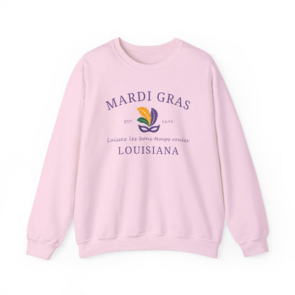 Mardi Gras | Mardi Louisiana| Unisex Heavy Blend™ Crewneck Sweatshirt