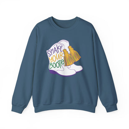 Mardi Gras | Boots | Unisex Heavy Blend™ Crewneck Sweatshirt