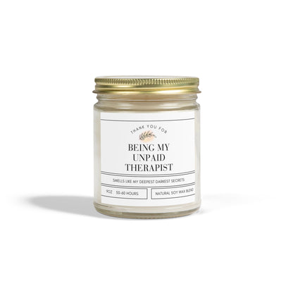 For Love | Thank You for Being | Scented Candles, Coconut Apricot Wax  9oz
