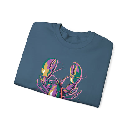 Mardi Gras | Lobster | Unisex Heavy Blend™ Crewneck Sweatshirt