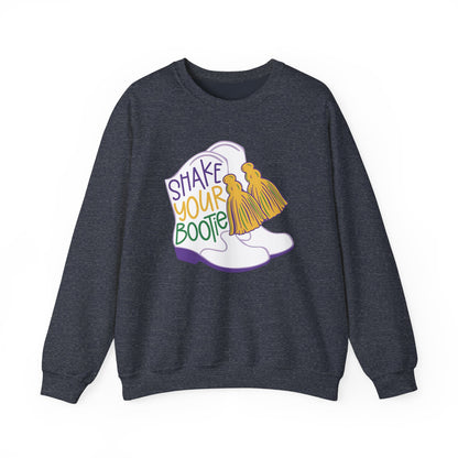 Mardi Gras | Boots | Unisex Heavy Blend™ Crewneck Sweatshirt