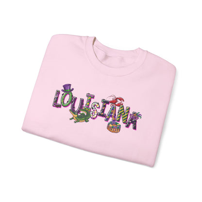 Mardi Gras | Louisiana | Unisex Heavy Blend™ Crewneck Sweatshirt
