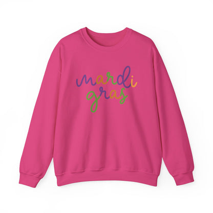 Mardi Gras | Mardi Grass Small | Unisex Heavy Blend™ Crewneck Sweatshirt