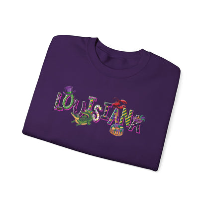 Mardi Gras | Louisiana | Unisex Heavy Blend™ Crewneck Sweatshirt
