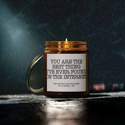 For Love | Best Thing On the Internet | Scented Candles, Coconut Apricot Wax  9ozBest Thing On the Internet