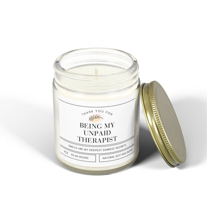For Love | Thank You for Being | Scented Candles, Coconut Apricot Wax  9oz