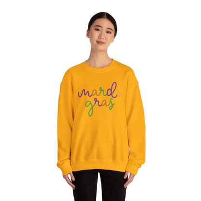 Mardi Gras | Mardi Grass Small | Unisex Heavy Blend™ Crewneck Sweatshirt