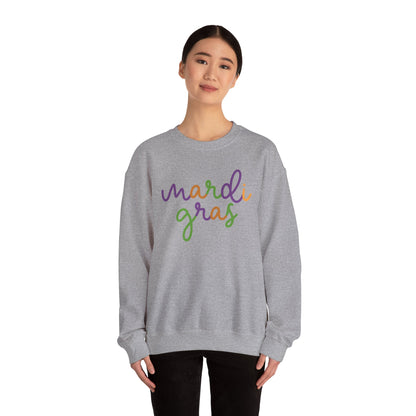 Mardi Gras | Mardi Grass Small | Unisex Heavy Blend™ Crewneck Sweatshirt
