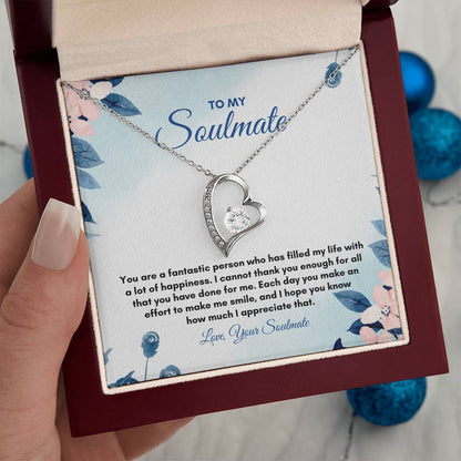 To My Soulmate | You Are A Fantastic | Forever Love Necklace