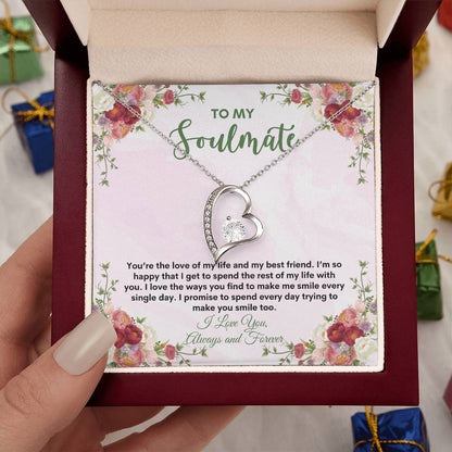 To My Soulmate | You're The Love | Forever Love Necklace