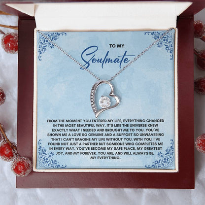 To My Soulmate | From The Moment You Entered| Forever Love Necklace
