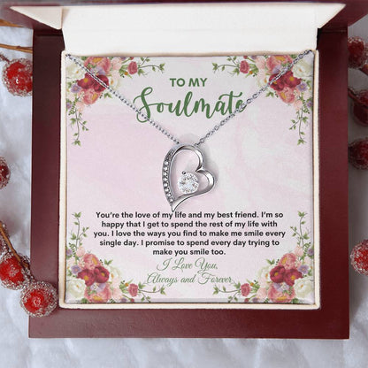 To My Soulmate | You're The Love | Forever Love Necklace