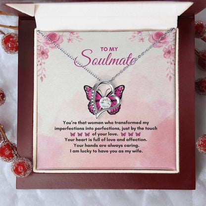 To My Soulmate | You're That Woman | Forever Love Necklace