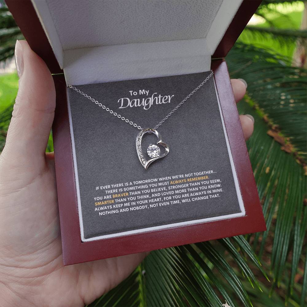To My Daughter | If Ever there Is A Tomorrow When We're Not Together | Forever Love Necklace