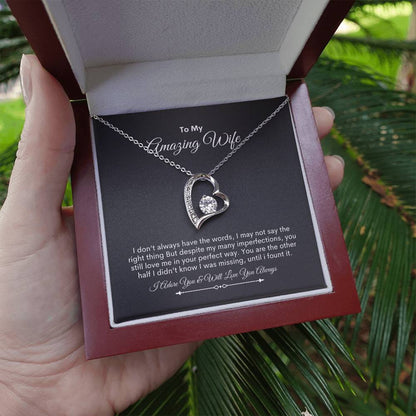 To My Wife | I Don't Always Have The Words | Forever Love Necklace