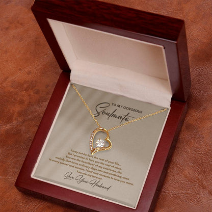 To My Soulmate | I May Not Be Here | Forever Love Necklace