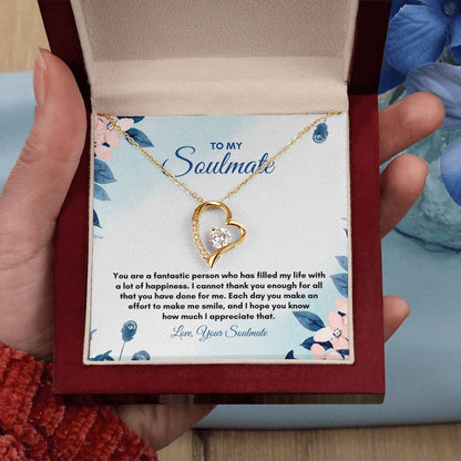 To My Soulmate | You Are A Fantastic | Forever Love Necklace