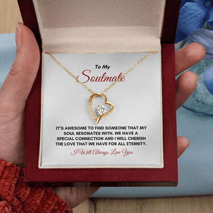 To My Soulmate | It's Awesome To Find | Forever Love Necklace