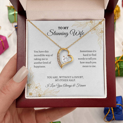 To My Wife | You Have This Incredible Way Of Taking Me To Another Level | Forever Love Necklace