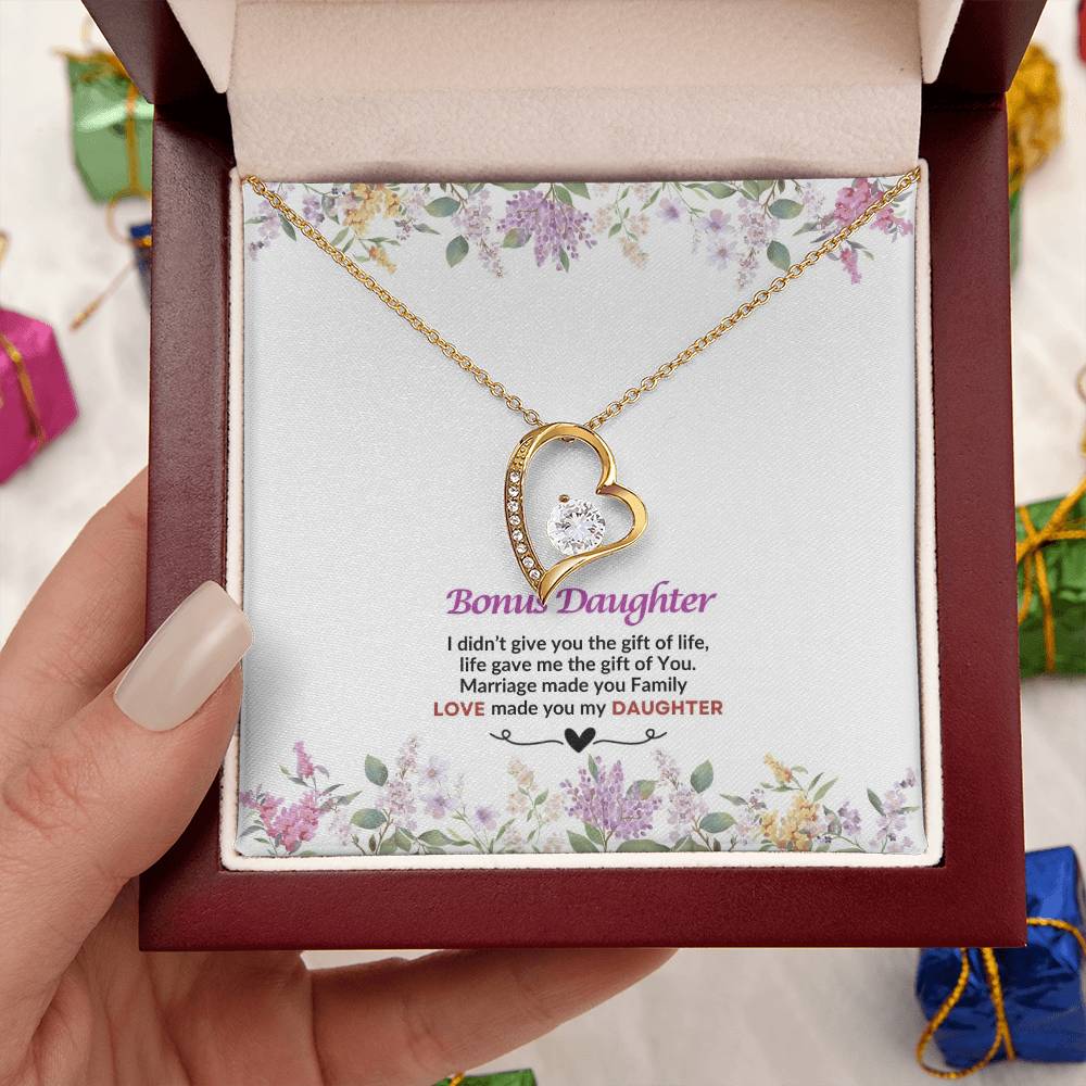 To My Daughter | I Didn't Give You The Gift Of Life | Forever Love Necklace