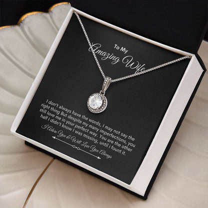 To My Wife | You Are The Strongest, Bravest, Most Caring | Eternal Hope Necklace
