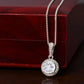To My Grand Daughter | I Hugged This Little Pendant | Eternal Hope Necklace