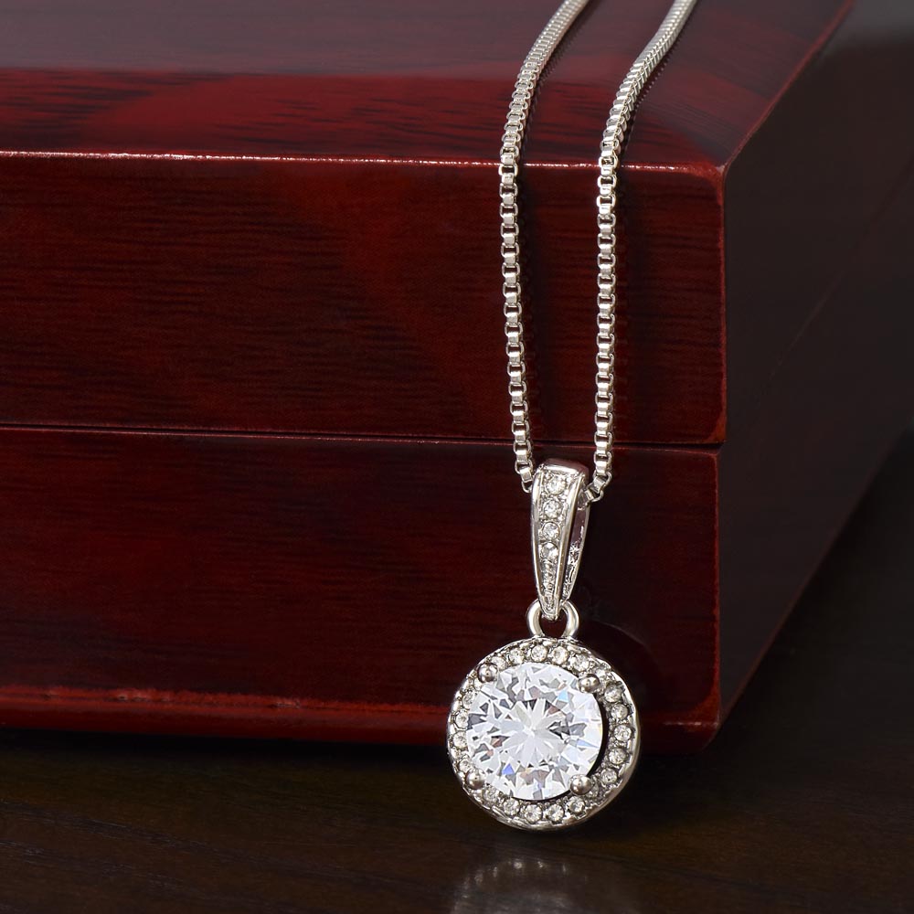 To My Grand Daughter | I Hugged This Little Pendant | Eternal Hope Necklace