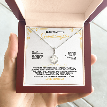 To My Grand Daughter | Wherever Your Journey In Life May Take You | Eternal Hope Necklace
