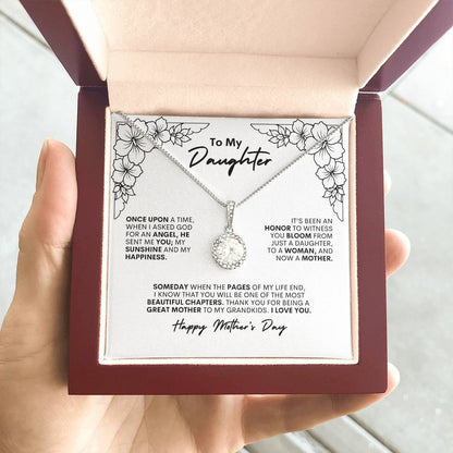 To My Daughter | Once Upon  A Time When Asked God For An Angel | Eternal Hope Necklace