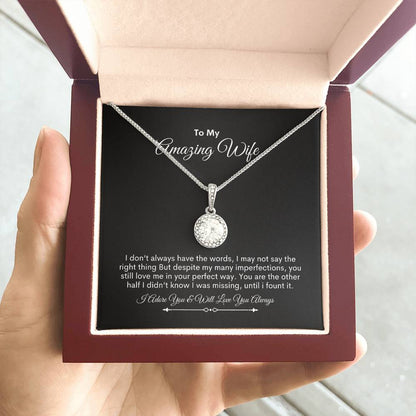 To My Wife | You Are The Strongest, Bravest, Most Caring | Eternal Hope Necklace