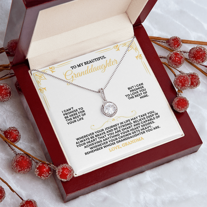 To My Grand Daughter | Wherever Your Journey In Life May Take You | Eternal Hope Necklace