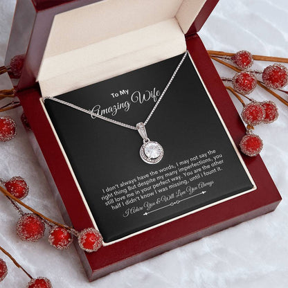 To My Wife | You Are The Strongest, Bravest, Most Caring | Eternal Hope Necklace