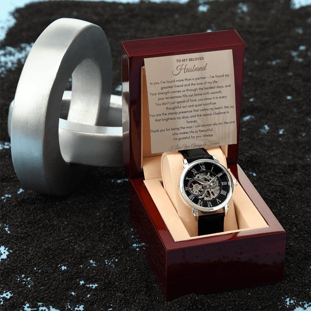 To My Husband | In You. I've FoundMore Than a Partner | Openwork Watch