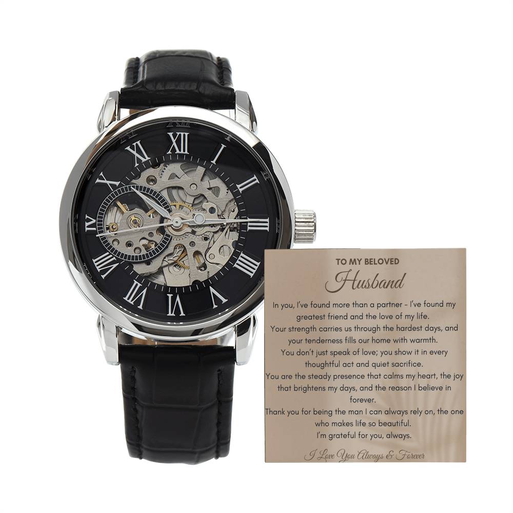 To My Husband | In You. I've FoundMore Than a Partner | Openwork Watch