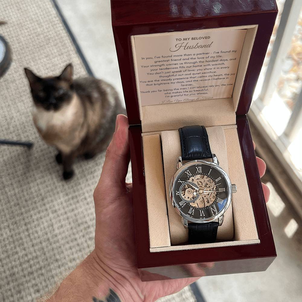 To My Husband | In You. I've FoundMore Than a Partner | Openwork Watch