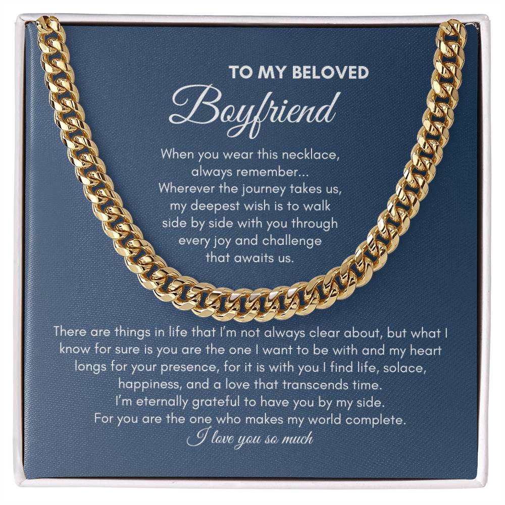 To My Boyfriend | When You Wear This Necklace | Cuban Link Chain