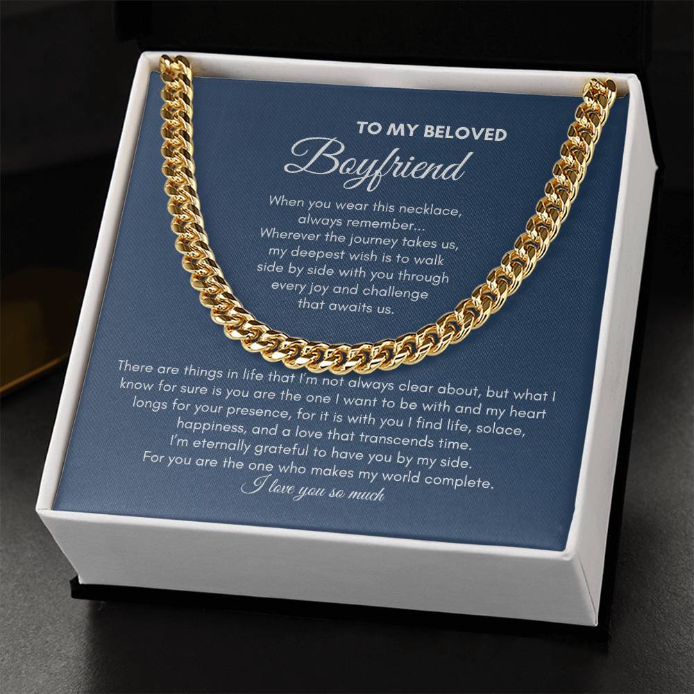To My Boyfriend | When You Wear This Necklace | Cuban Link Chain
