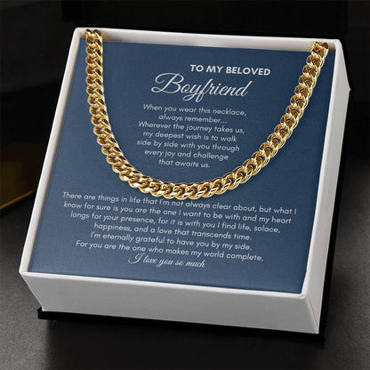 To My Boyfriend | When You Wear This Necklace | Cuban Link Chain
